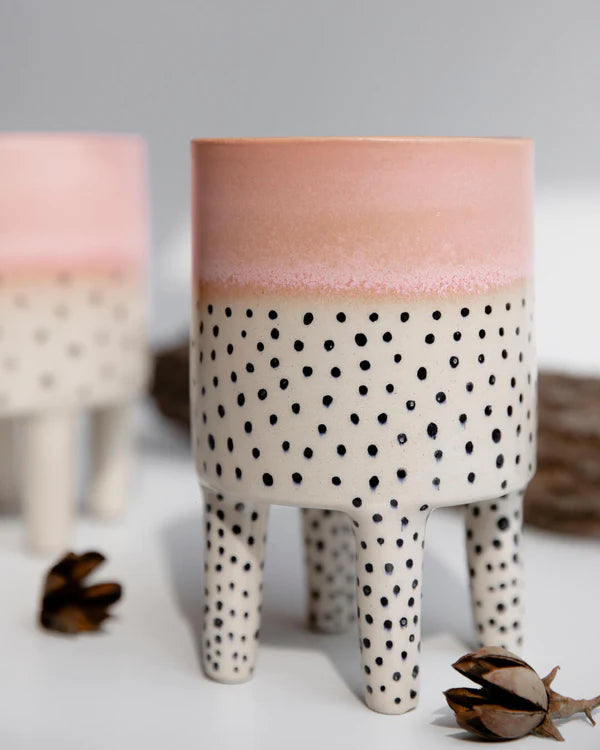 Aida Legged Ceramic Pot