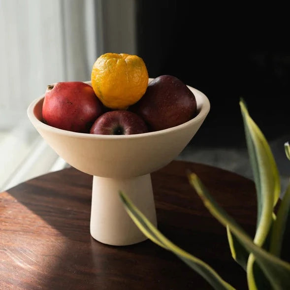 Aster Ceramic Fruit Bowl