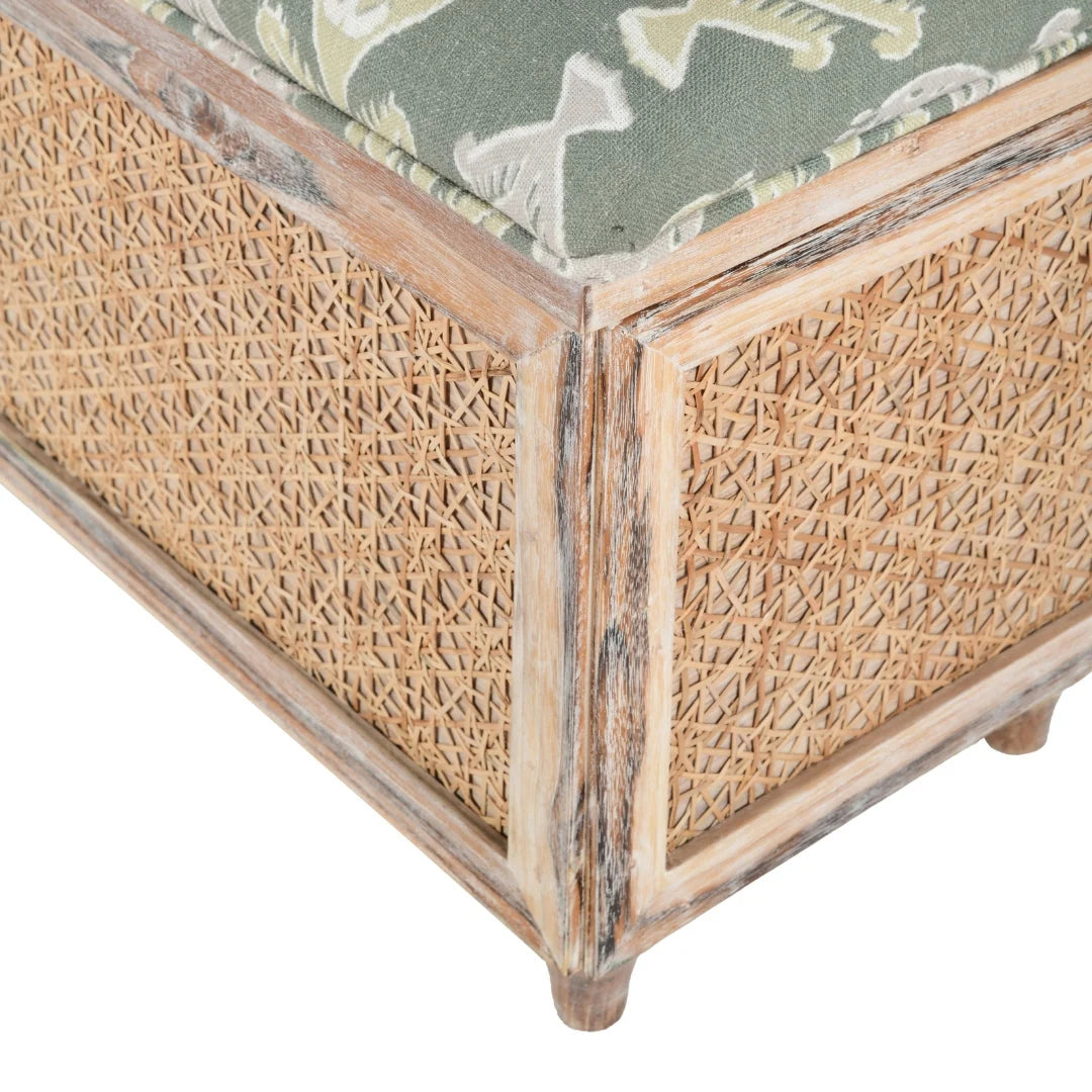 Oro Teak wood Storage Bench