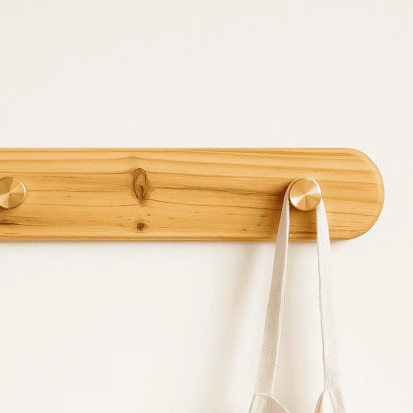 Pine Wall Hook Rack