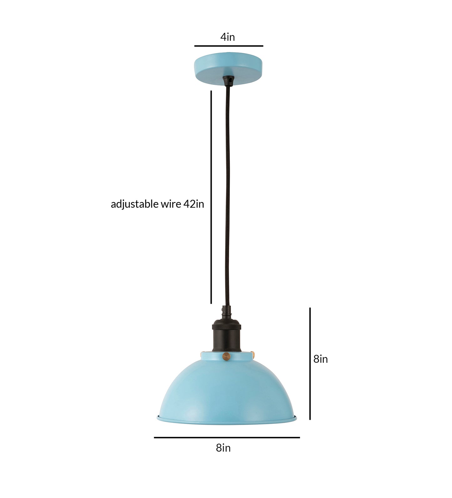 Denmark Blue Pendant Light