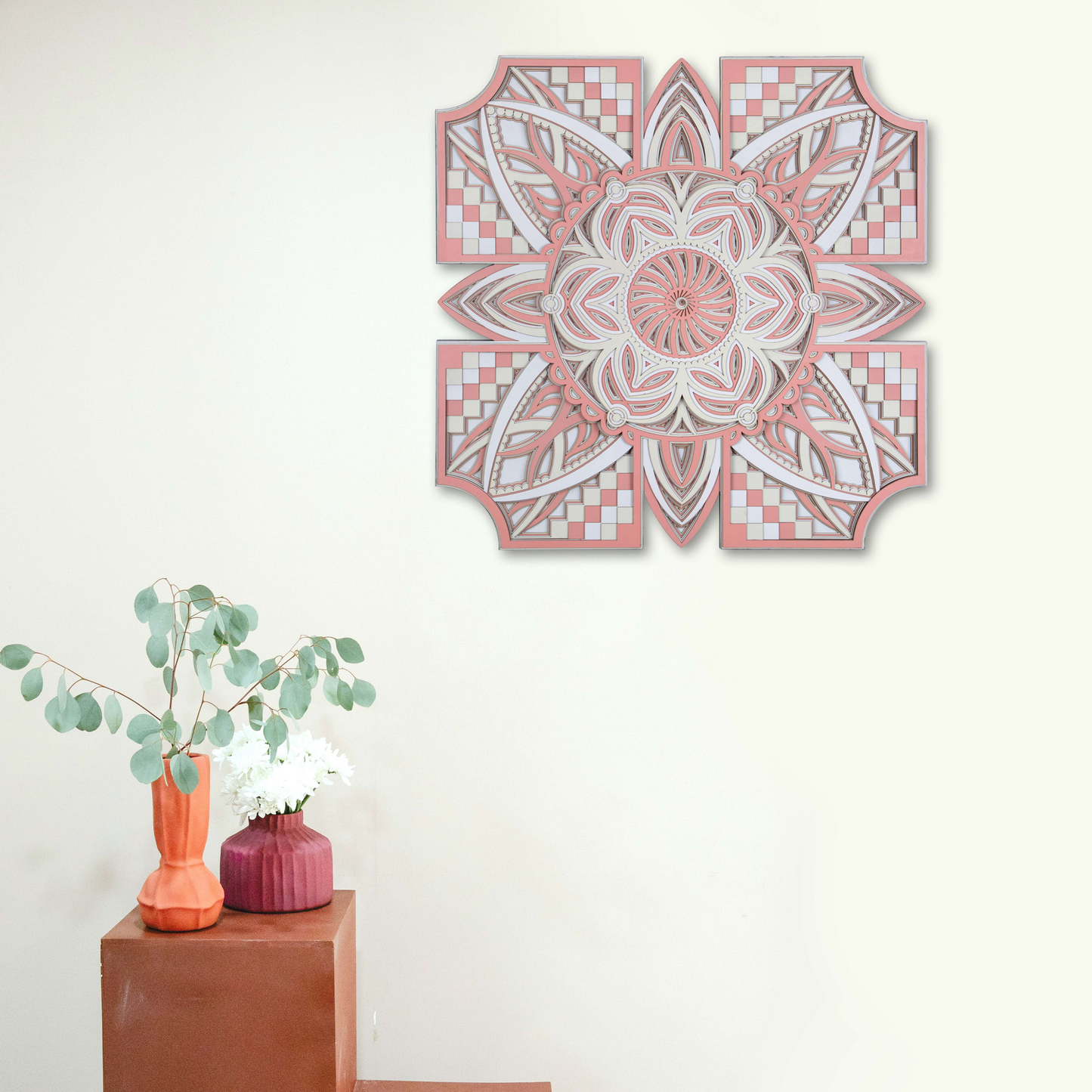 Pixelated Multi Layer Mandala