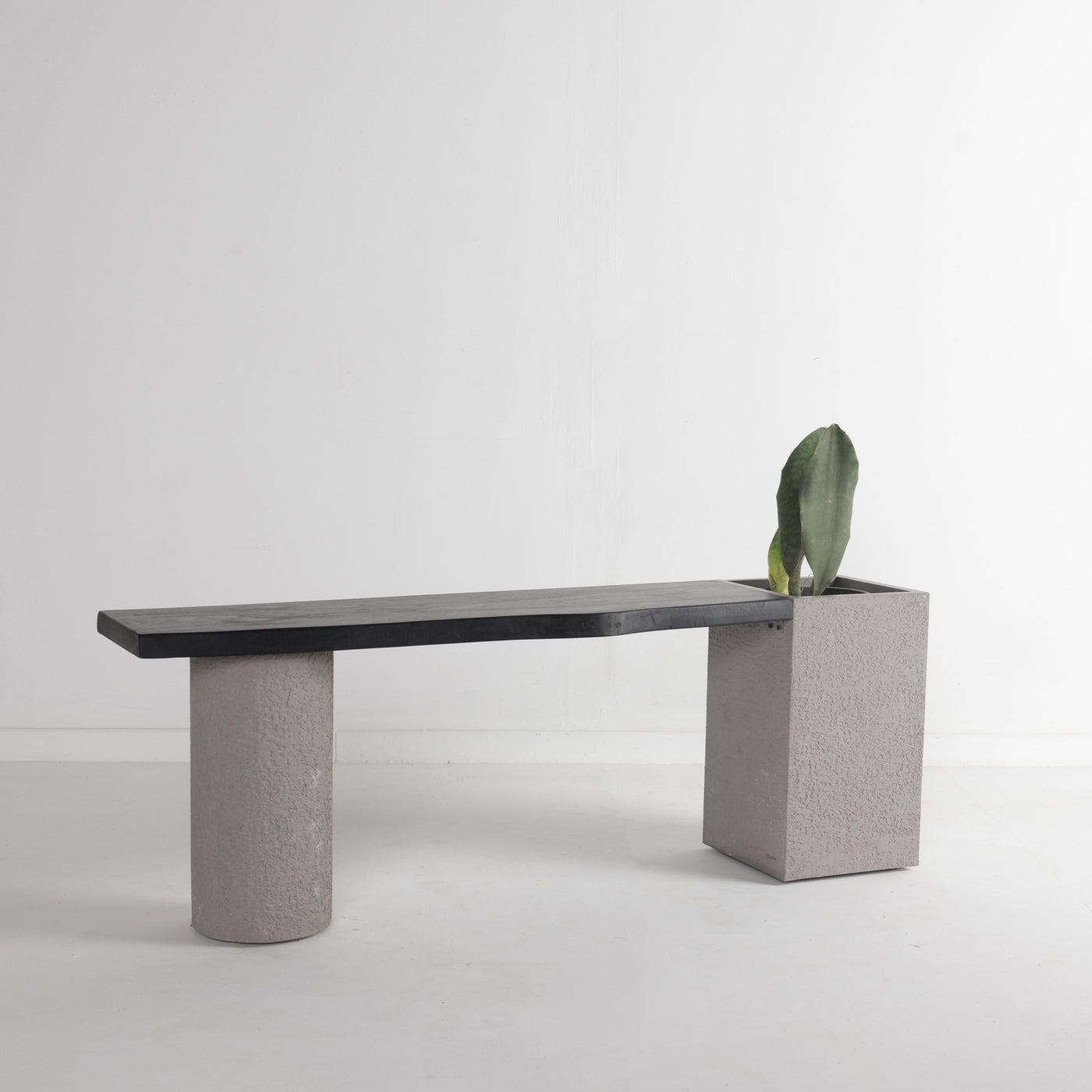 Dot Square Planter Bench