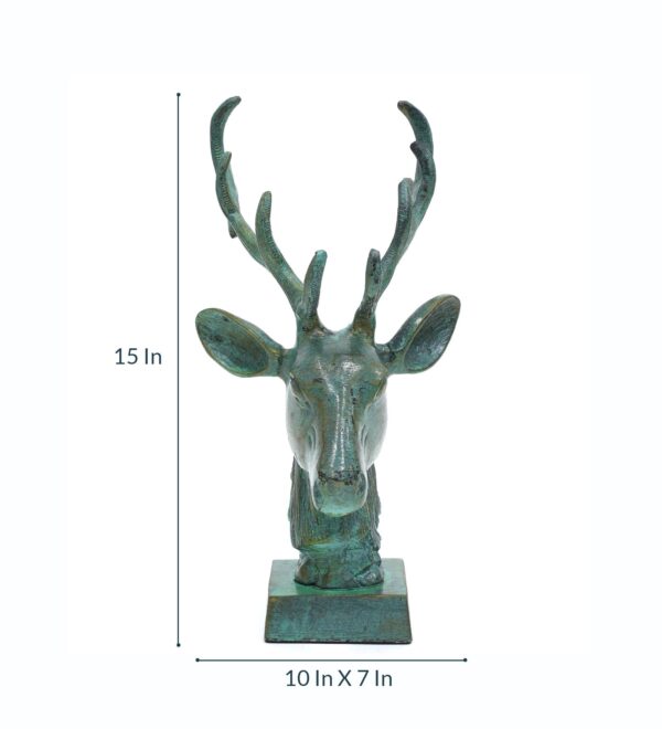 Antique Deer Sculpture