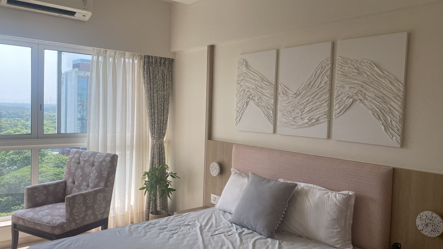 Fabric Texture Art - Set of 3