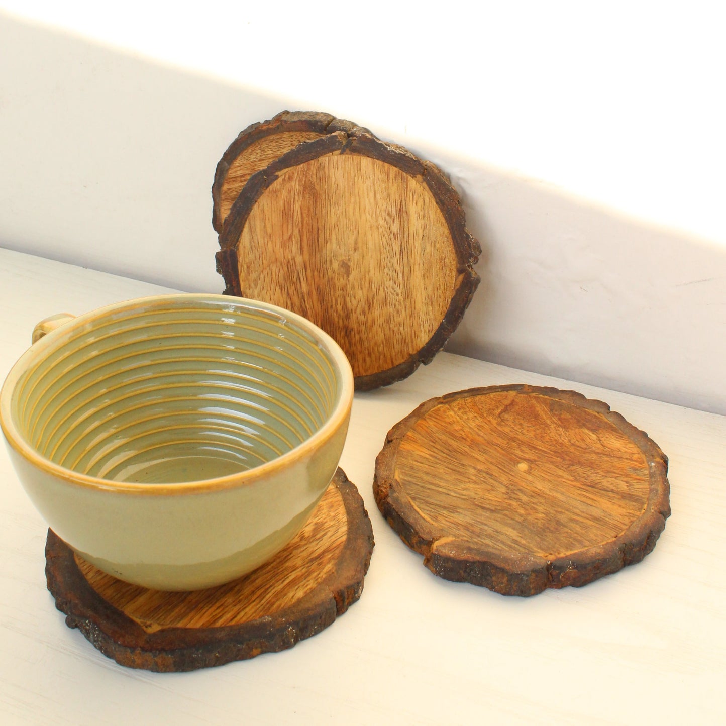 Bark Coasters (Set of 4)