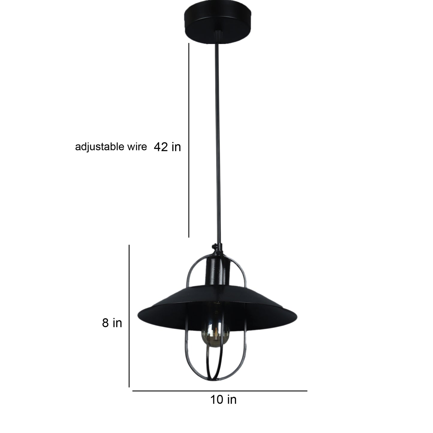 Luxury Style Black Hanging Light