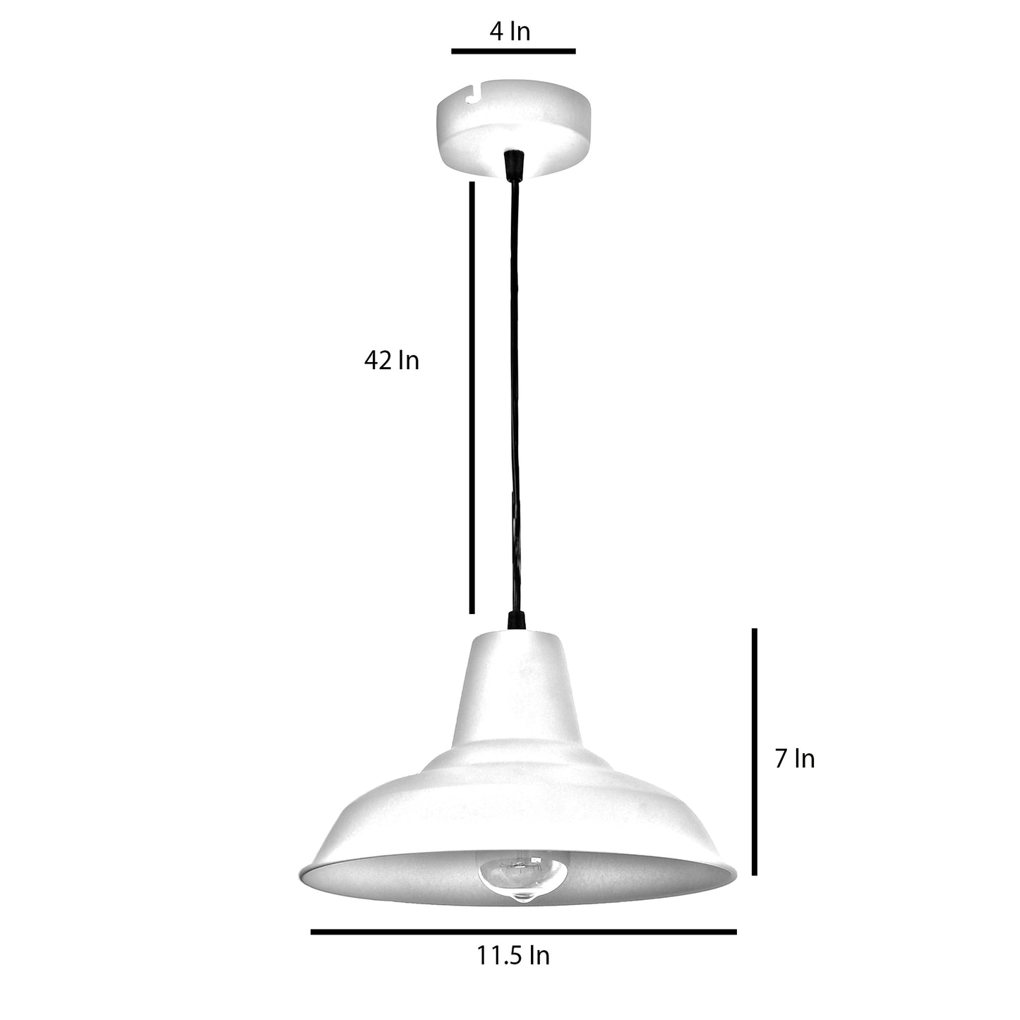 Opi Minimal Pastel Metal Single Hanging Light