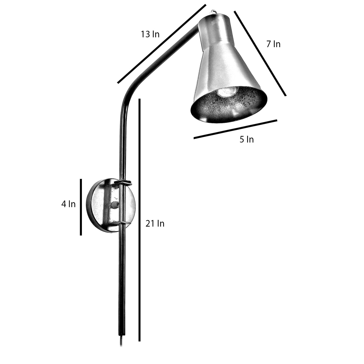 Swing Metal Wall Light