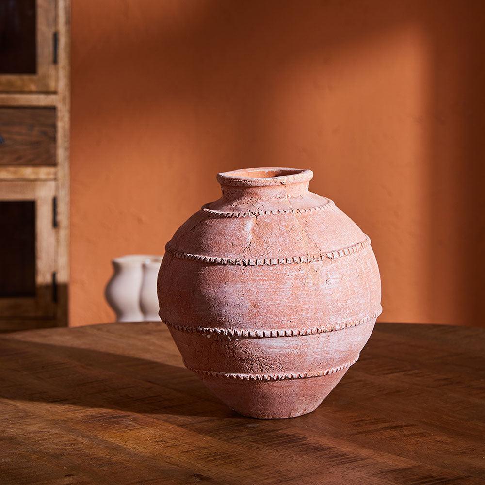 Yarrow Terracotta Vase (Small)