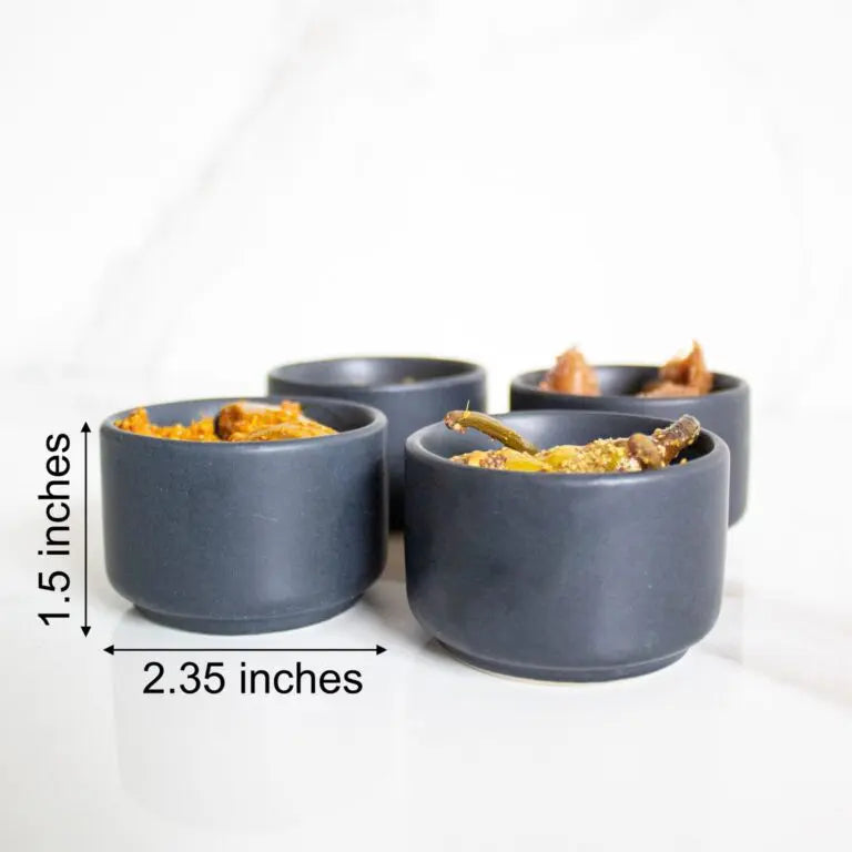 Mini Black Pinch Bowls