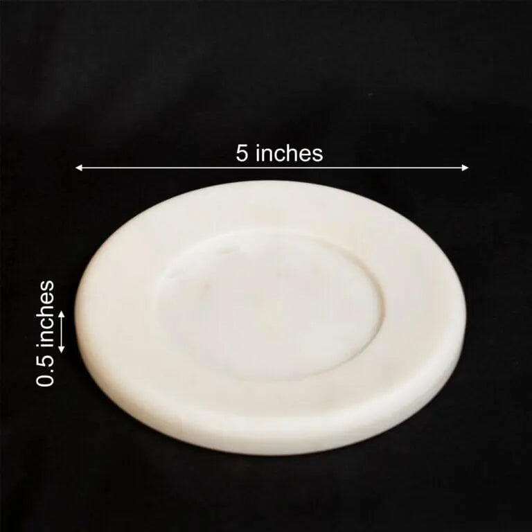 Moon Trinket Tray White