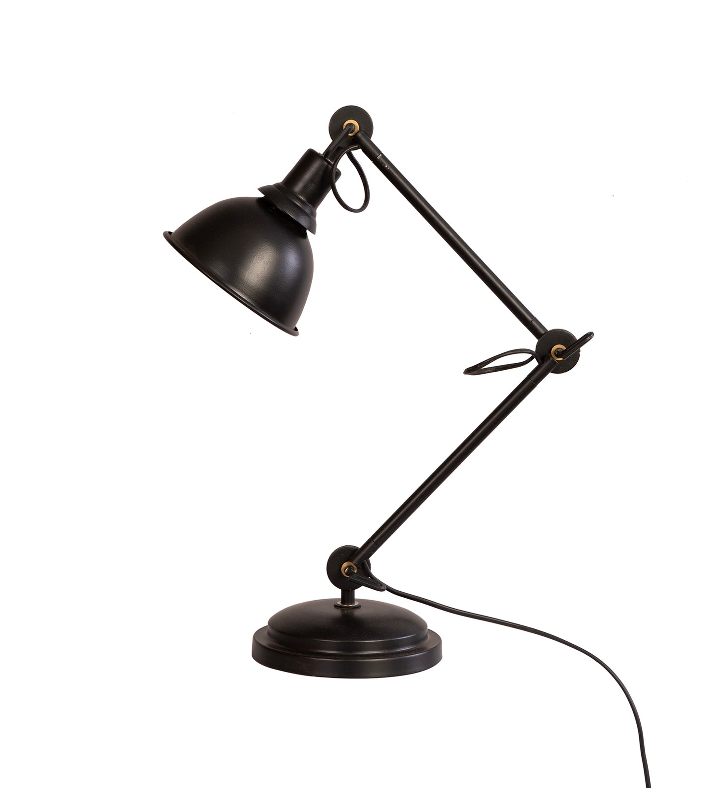 Sweden Black Swing Arm Desk Lamp
