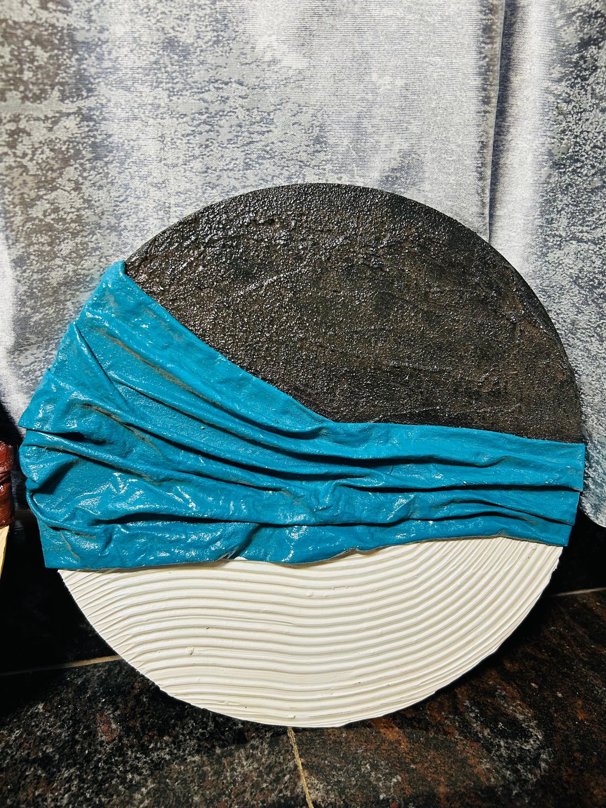 Sands & Waves Fabric Texture Art