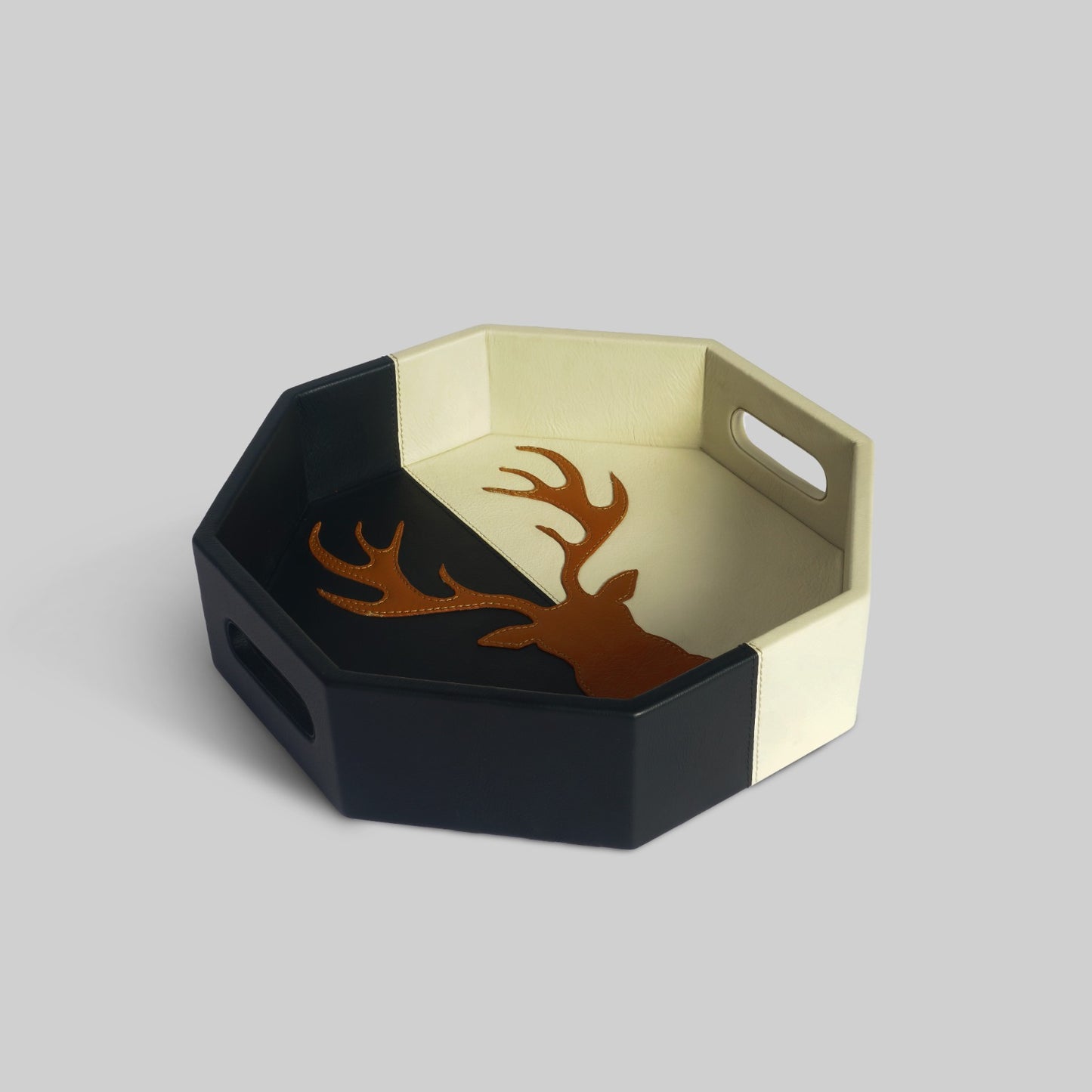 Black & White Hexa Tray