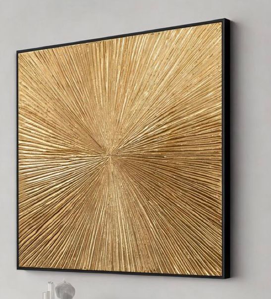 Golden Aura Texture Art