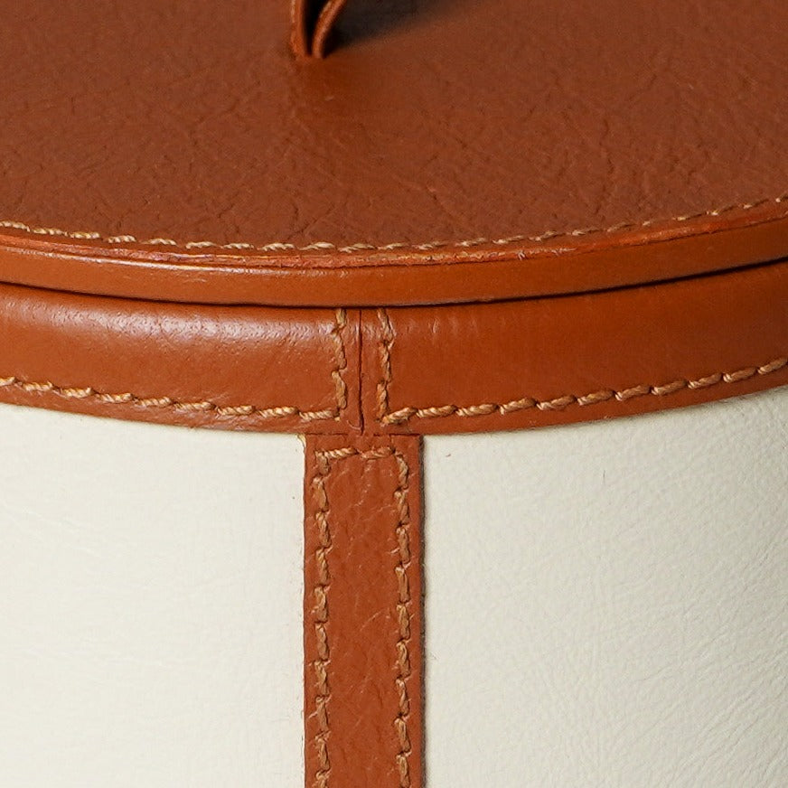 Leather Candle Holder - Small