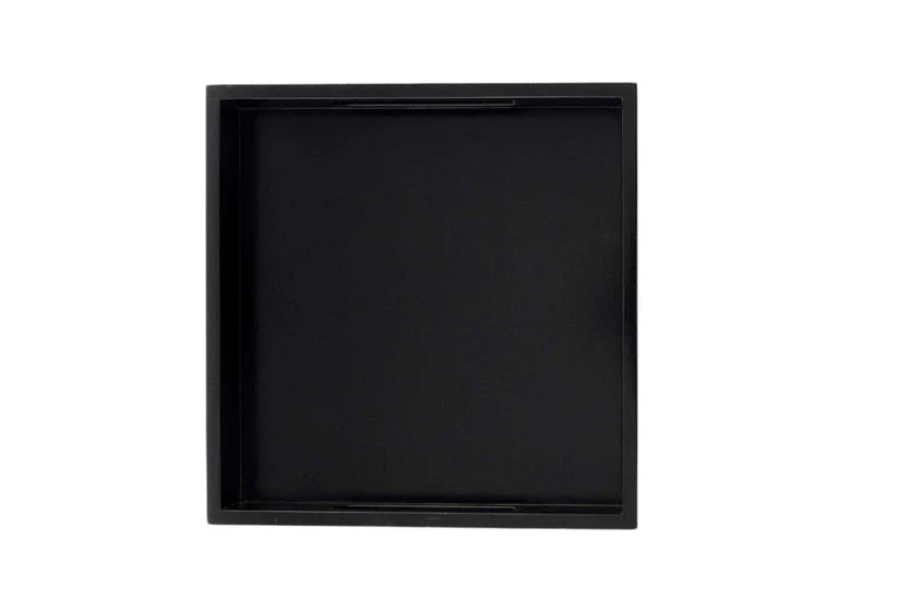 Sleek Black MDF Tray