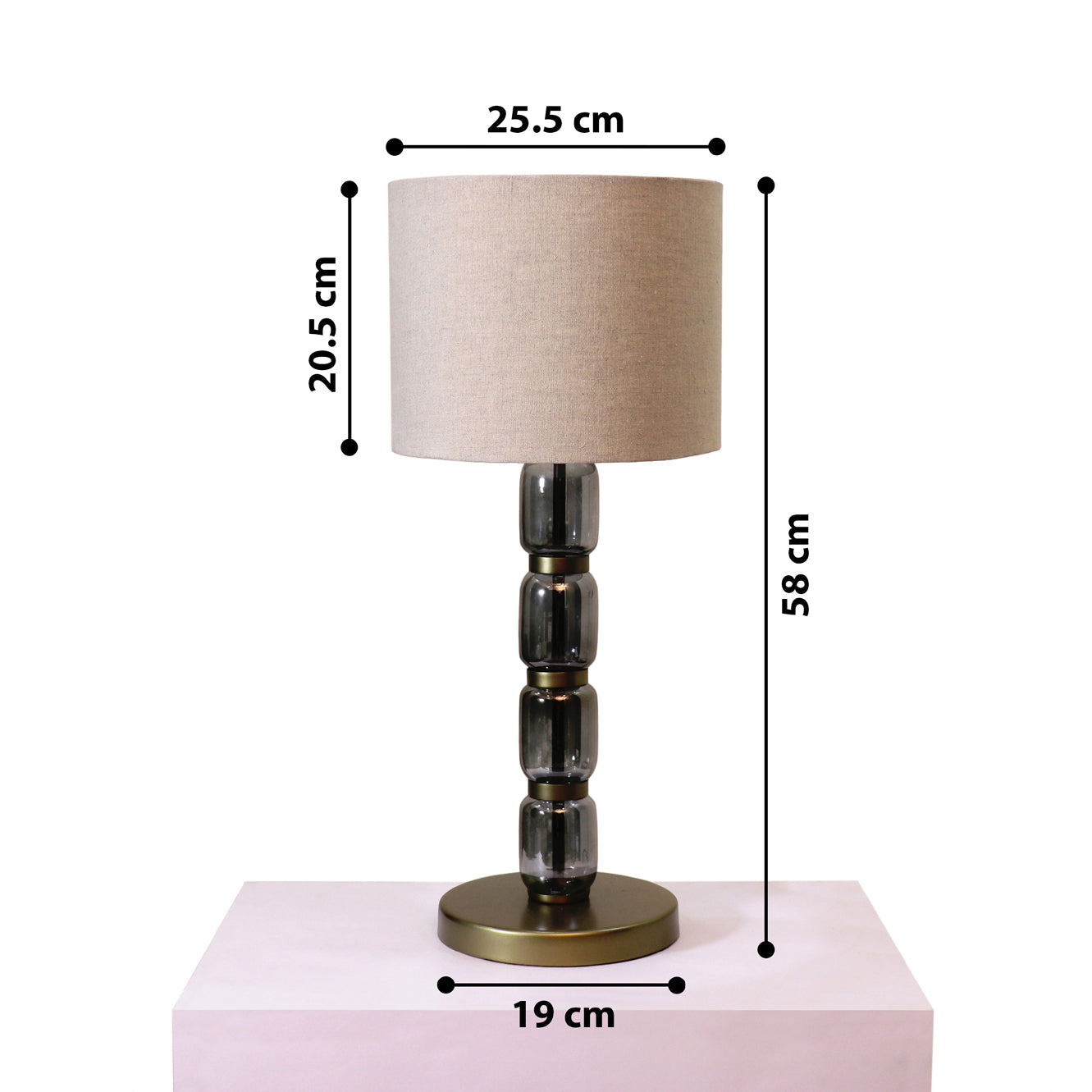 Valore Glass Table Lamp