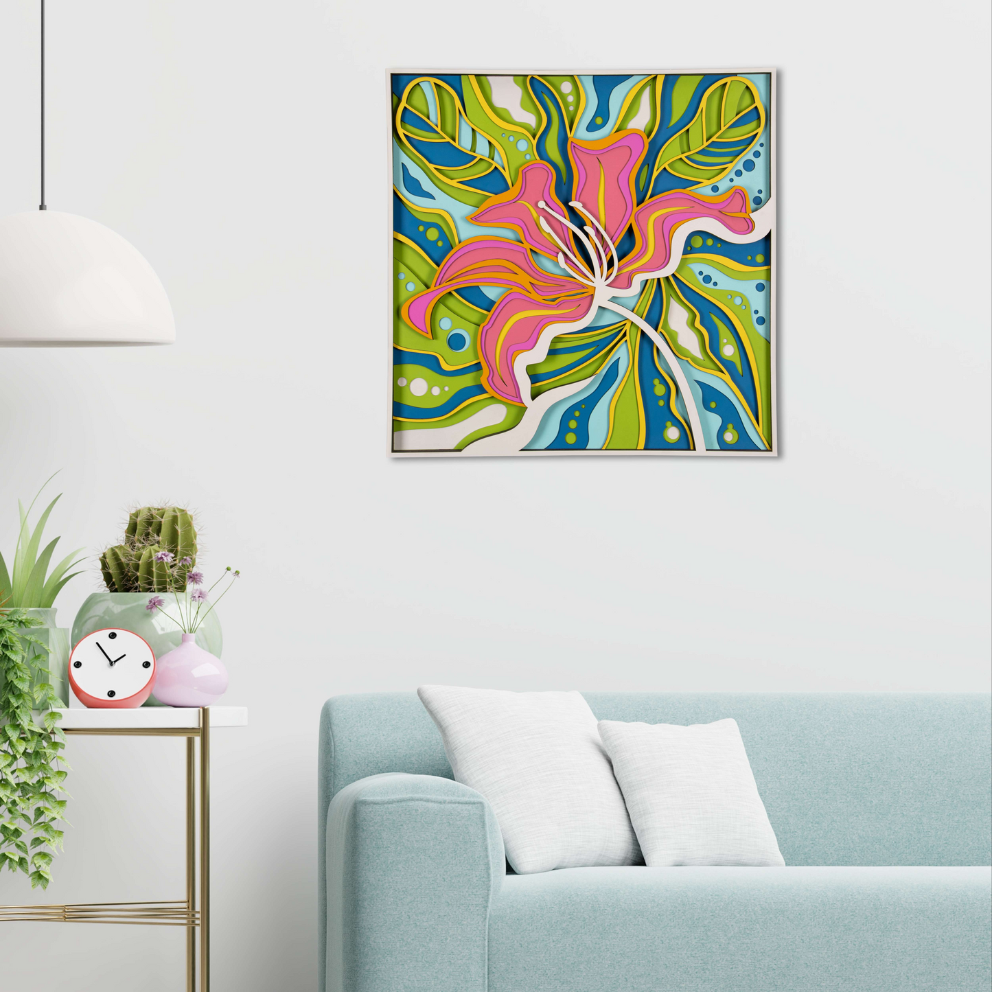 Exotic Floral Multi Layer Mandala