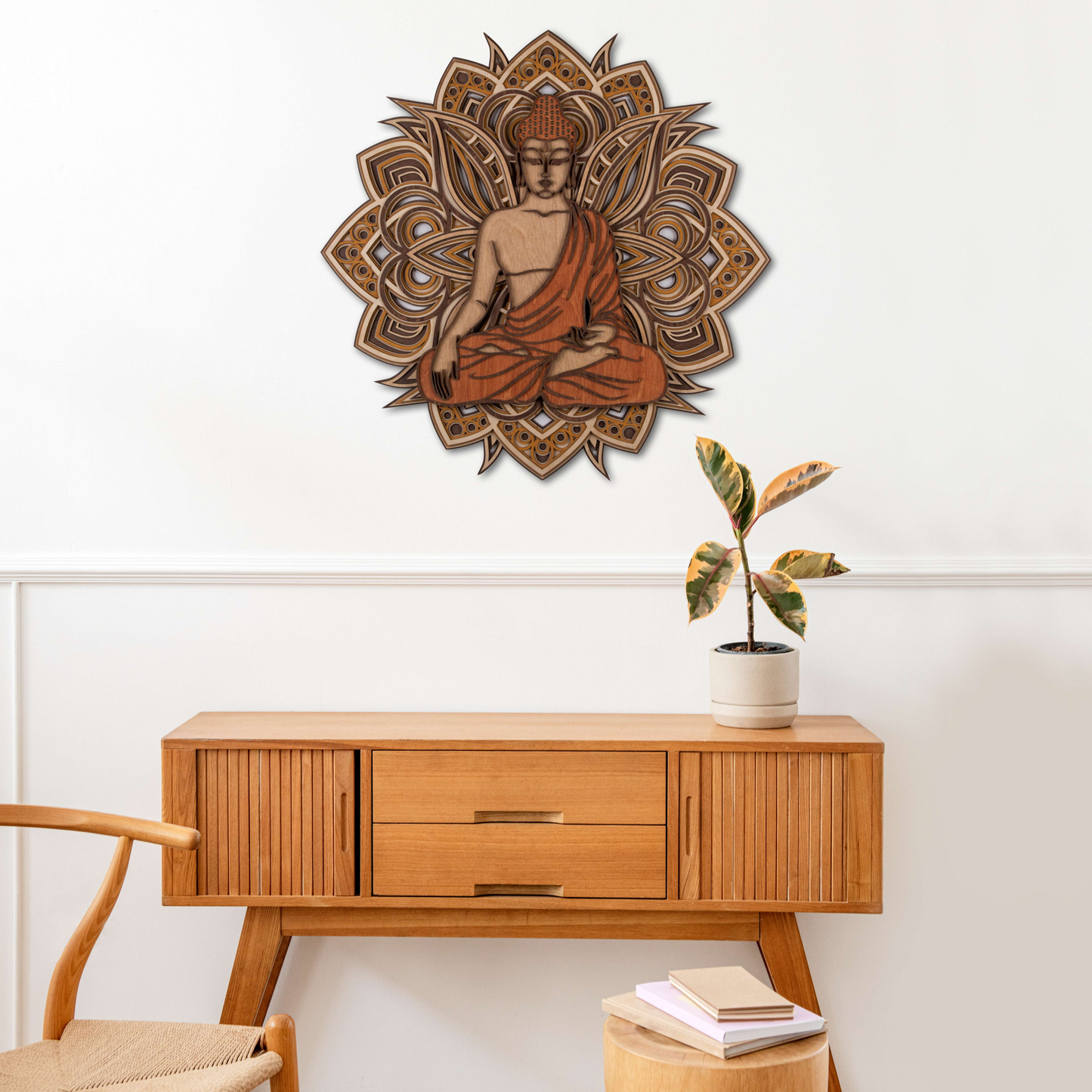 Meditating Buddha Multi Layer Mandala