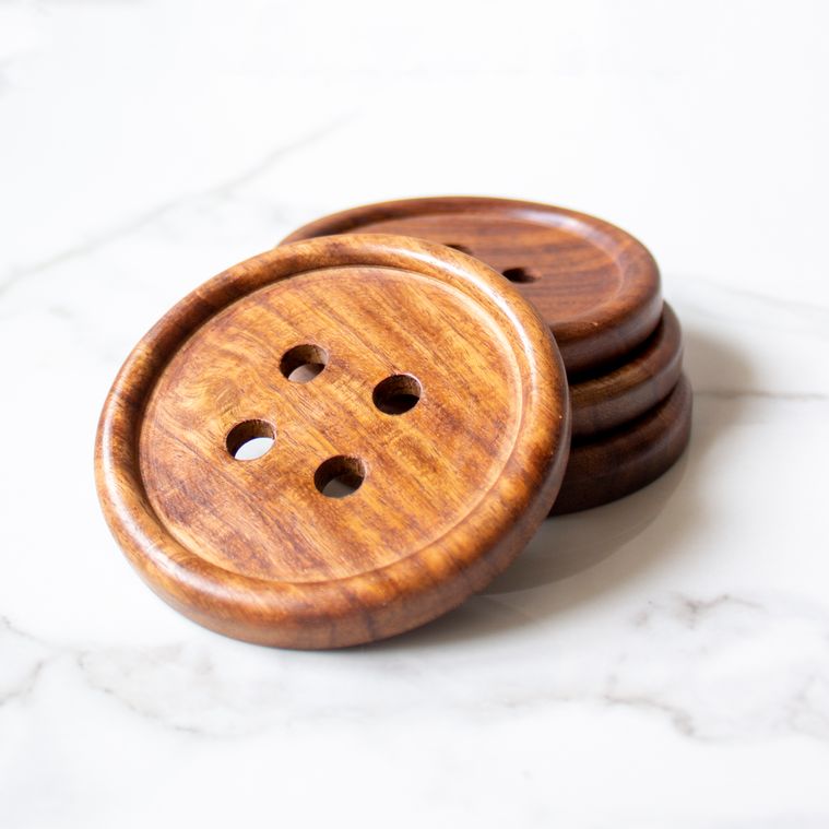 Button Coasters
