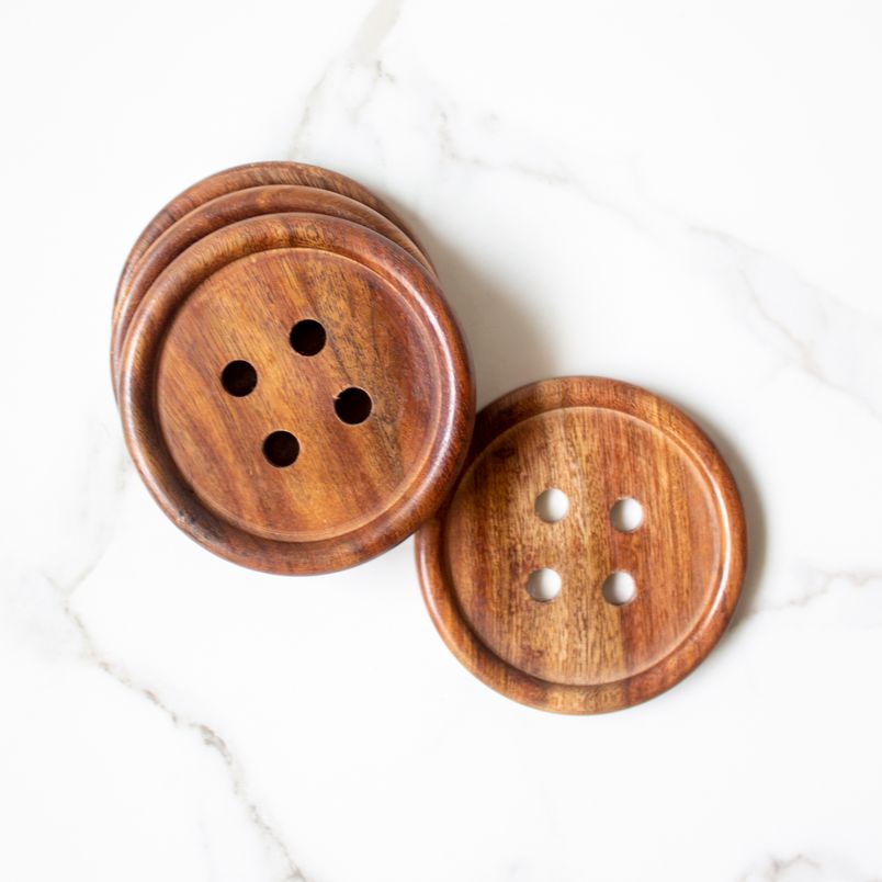 Button Coasters