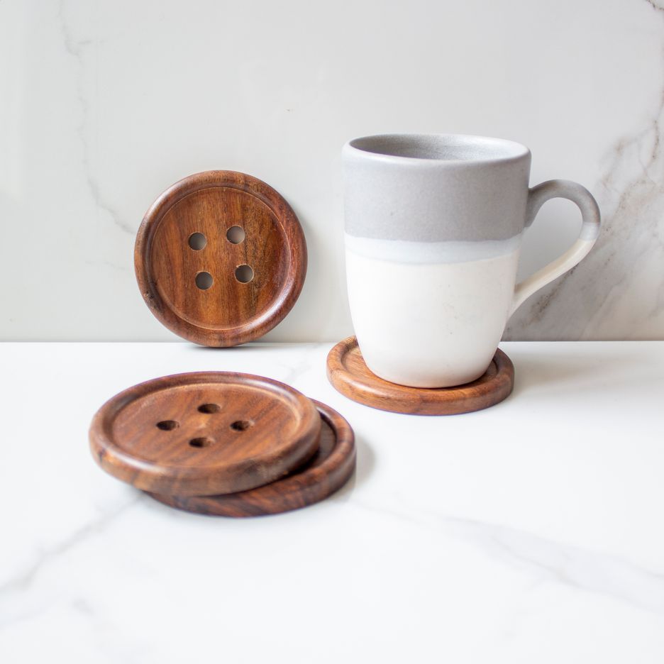 Button Coasters
