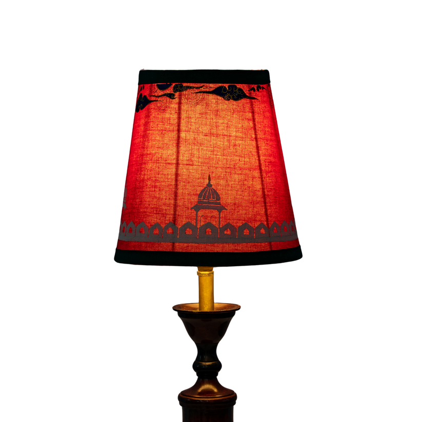 Table Lampshades With Handpainted Artwork