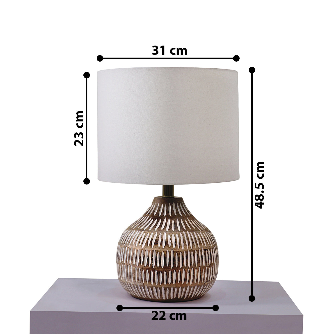 Naybu Round Table Lamp
