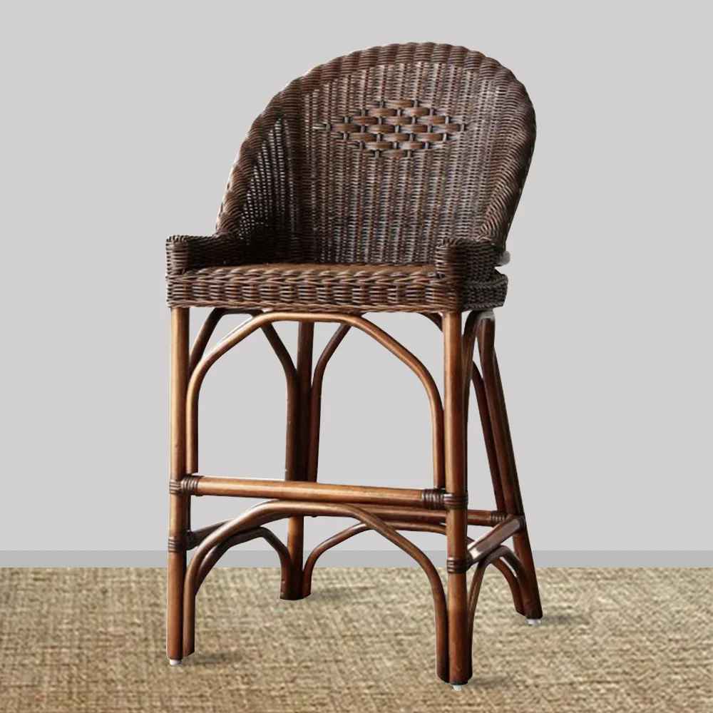 Vintage Oasis Barstool - Brown Wash