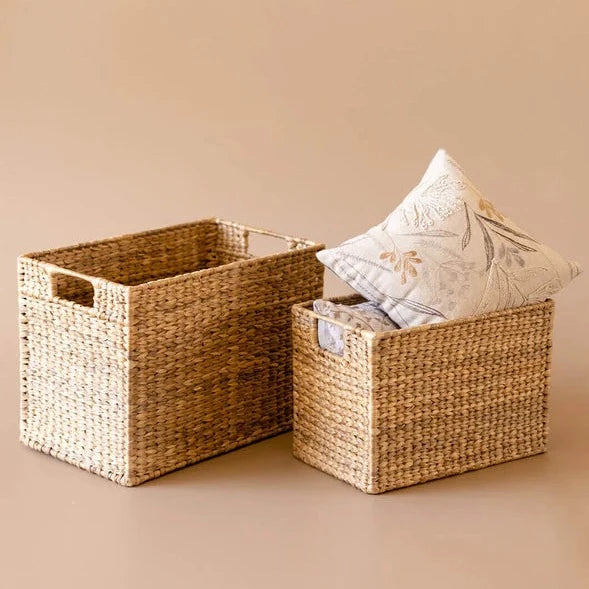 Rectangular Wicker Nesting Baskets