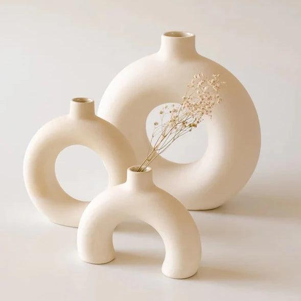 Ceramic Donut Vase