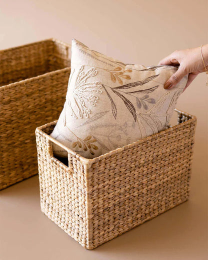 Rectangular Wicker Nesting Baskets