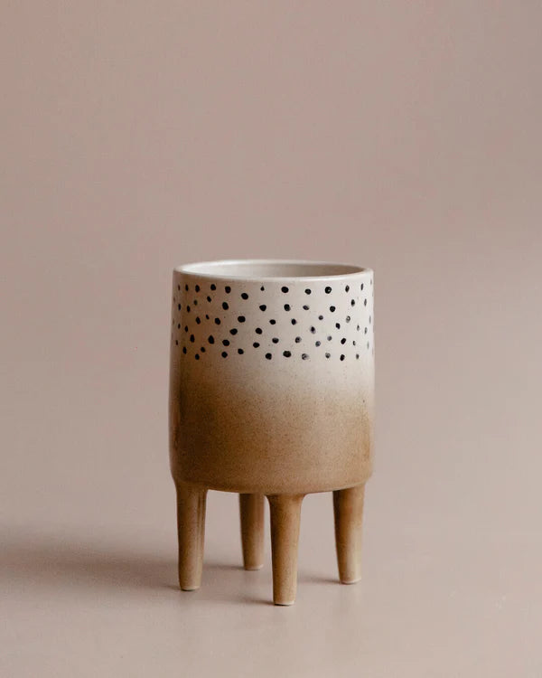 Poppy Legged Ceramic Plant Pot