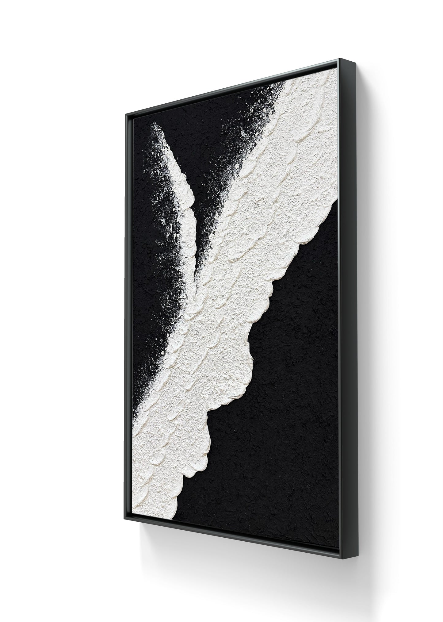 Black White Minimalist Art