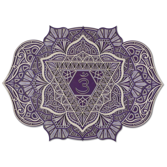 The Third Eye Chakra Multi Layer Mandala