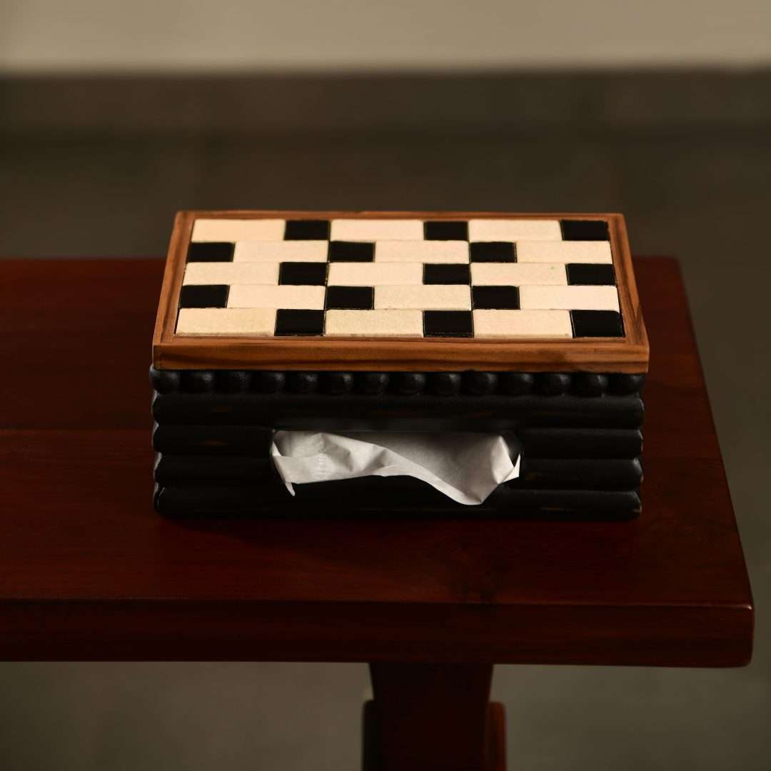 Piano Keys Tissue Box