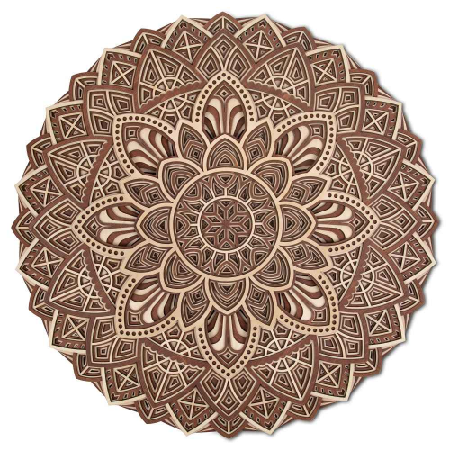 Scattered Leaves Multi Layer Mandala