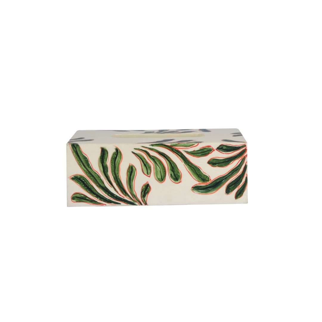 Leafy Serenity Tissue Box