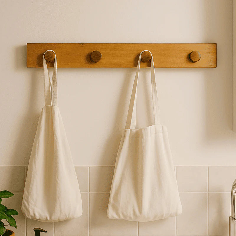 Teak & Sheesham Wall Hook Rack