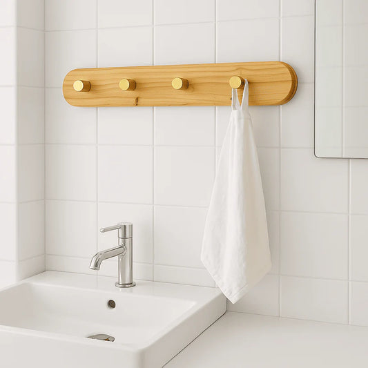 Pine Wall Hook Rack