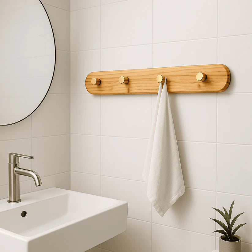 Pine Wall Hook Rack