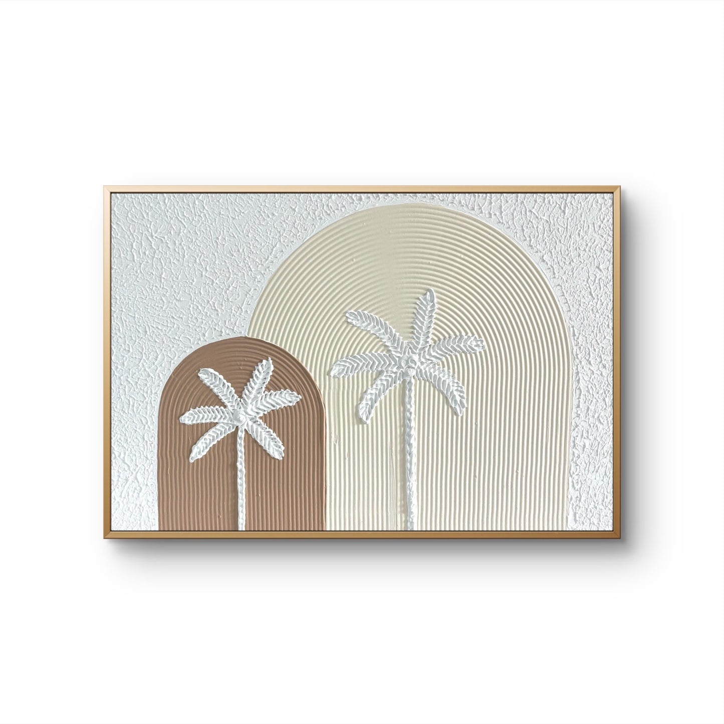 Palm Tree Texture Art - Pastel