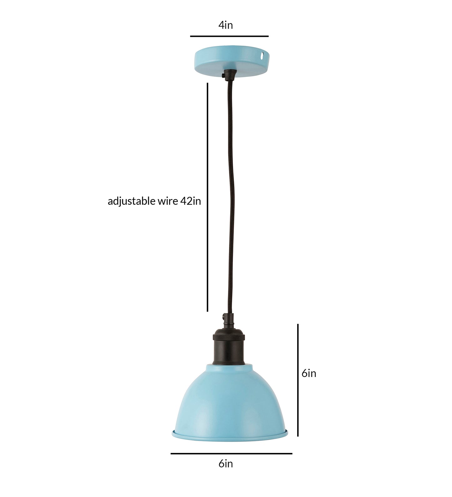 Tayoma Blue Pendant Light