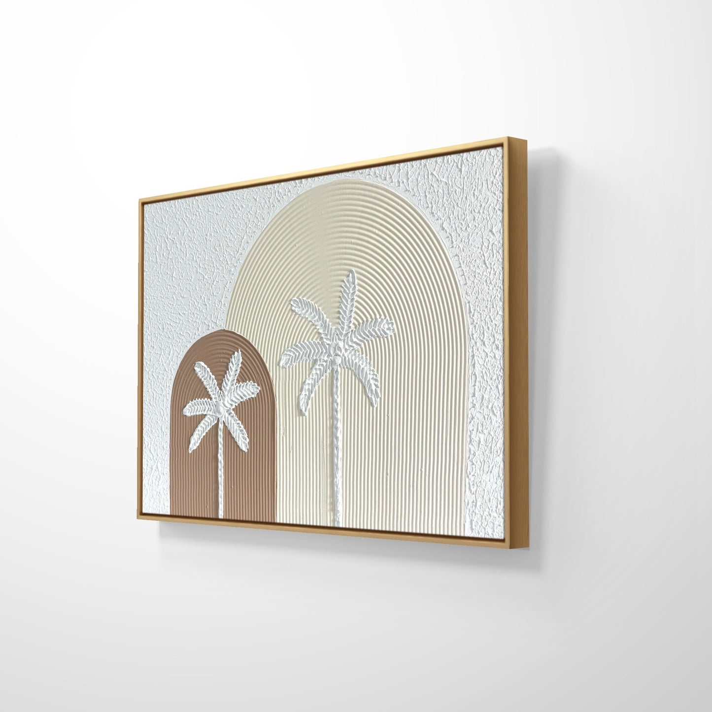 Palm Tree Texture Art - Pastel