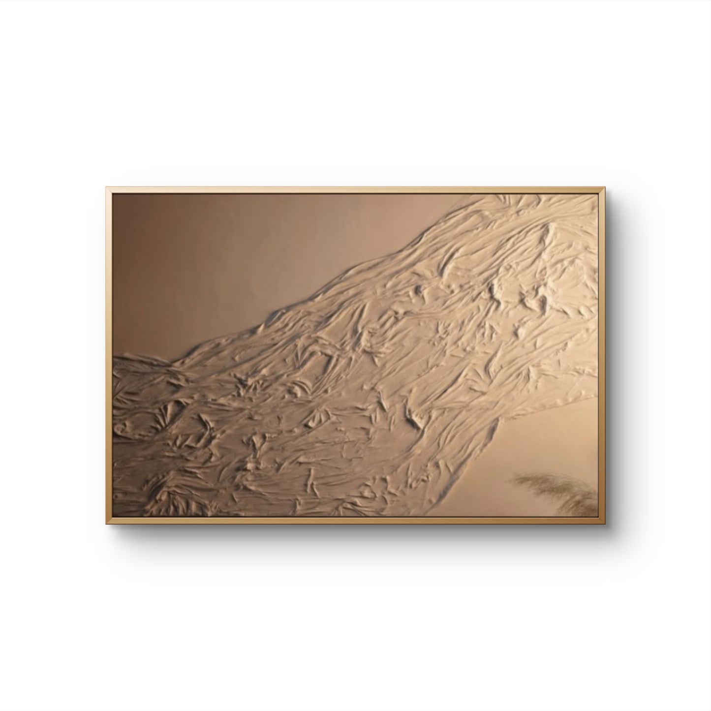 Brown Fabric Art