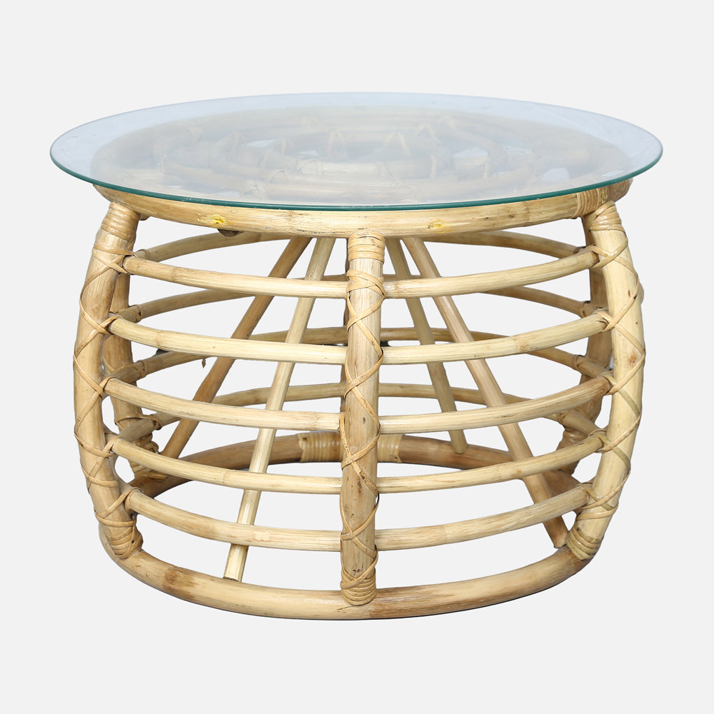Driftwood Delight Rattan Table