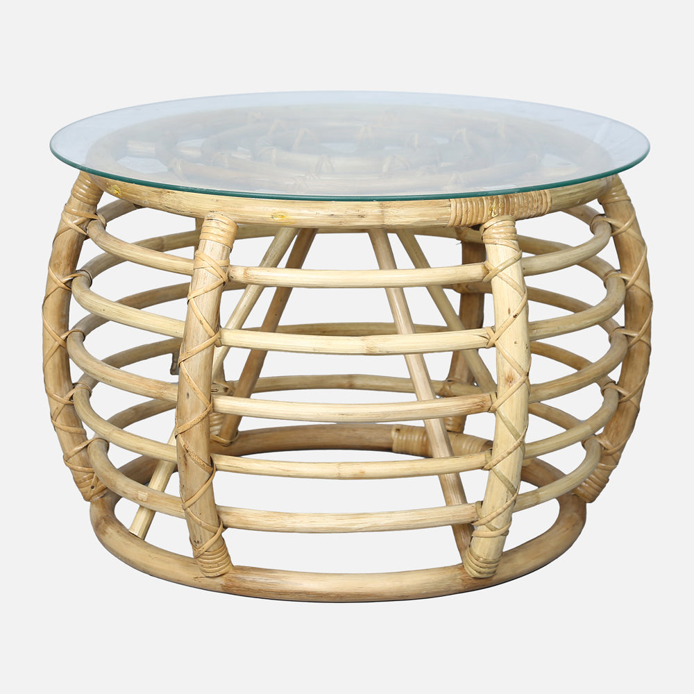 Driftwood Delight Rattan Table
