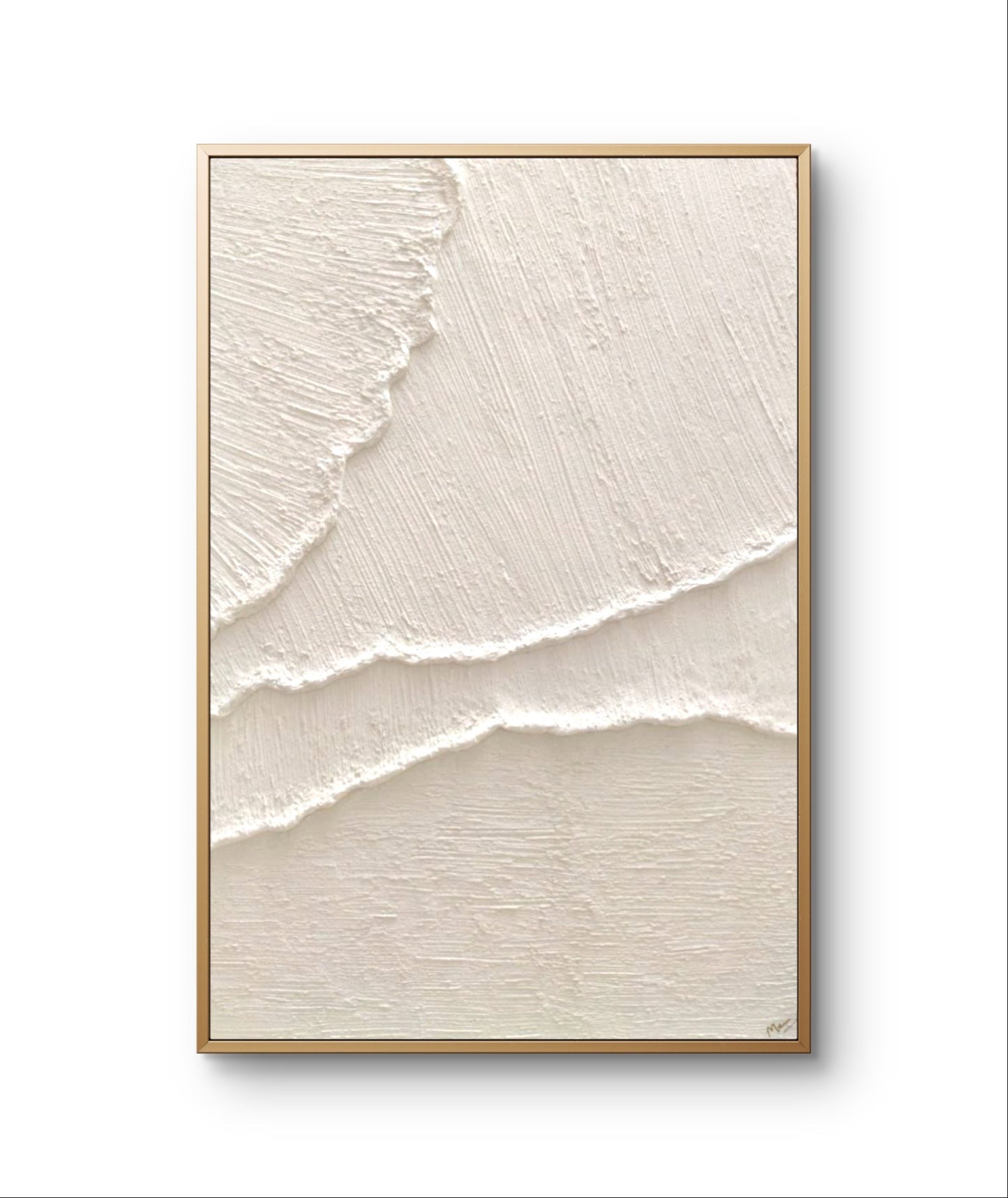 Plaster Art Minimalist Textured Painting
